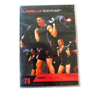Les Mills BodyPump Release 78 DVD & Music CD Set Exercise Workout